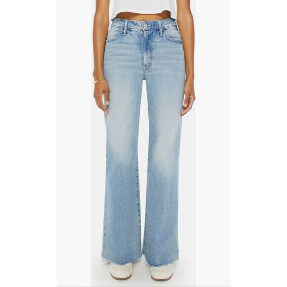 MOTHER The Hustler Roller Sneak High-Rise Wide-Leg Jeans - Picture 2 of 11